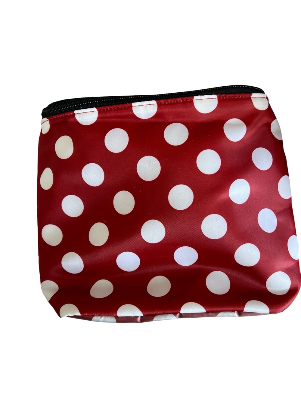 Lug | Dolly Red Polka Dot Red & White Plastic Lined Cosmetic Bag 
▪️P85 - Picture 6 of 7
